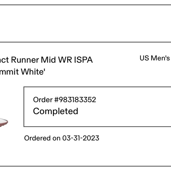 Nike React Runner Mid WR ISPA "Summit White' - Picture 4 of 4